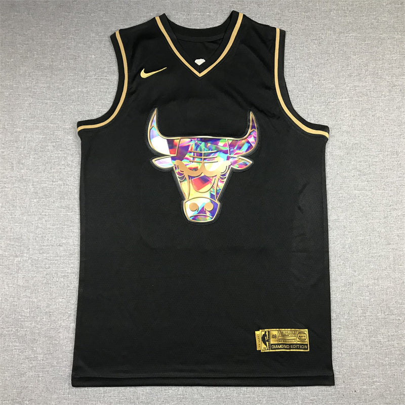 Men's Chicago Bulls Michael Jordan #23 NBA Black Swingman Player Jerseys