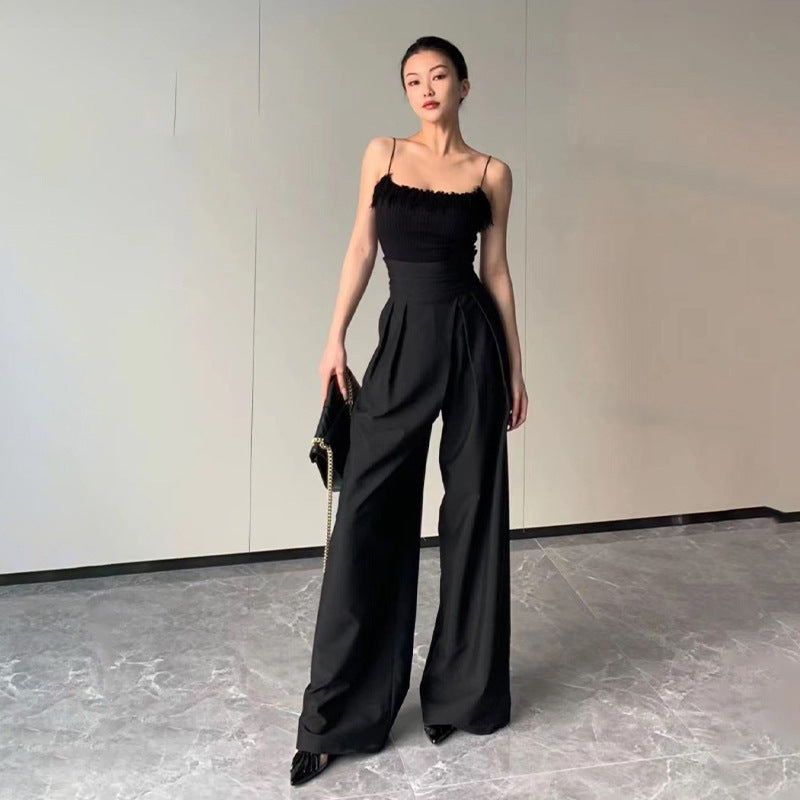 Comfortable Pants Drooping Wide-leg Pants Women