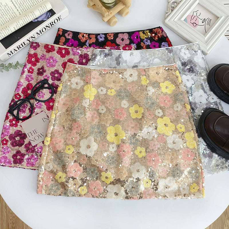 Cute Floral Skirt Floral Sheath Mini Skirt For Women