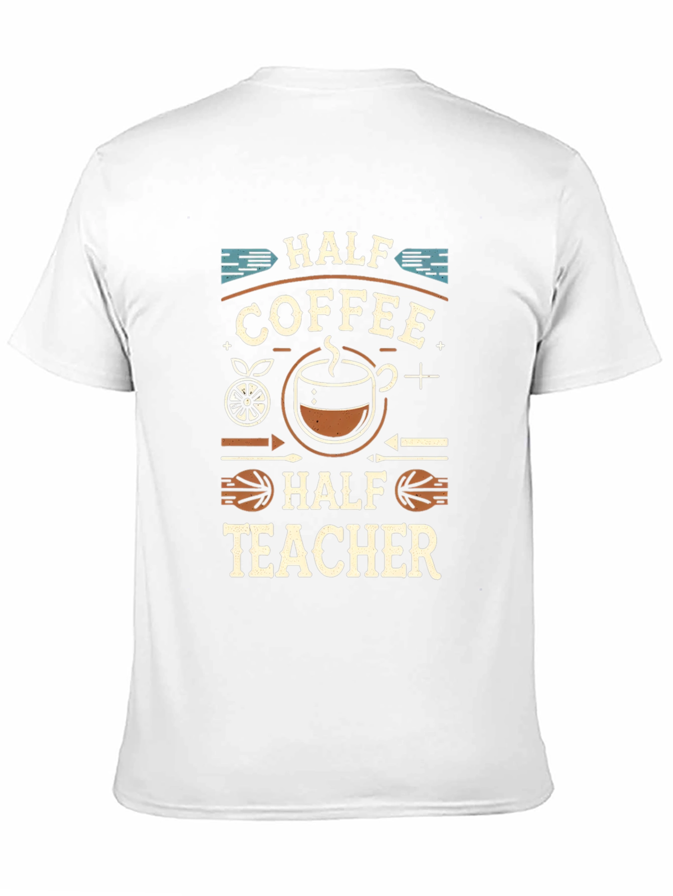Half Coffee Half Teacher T-Shirt