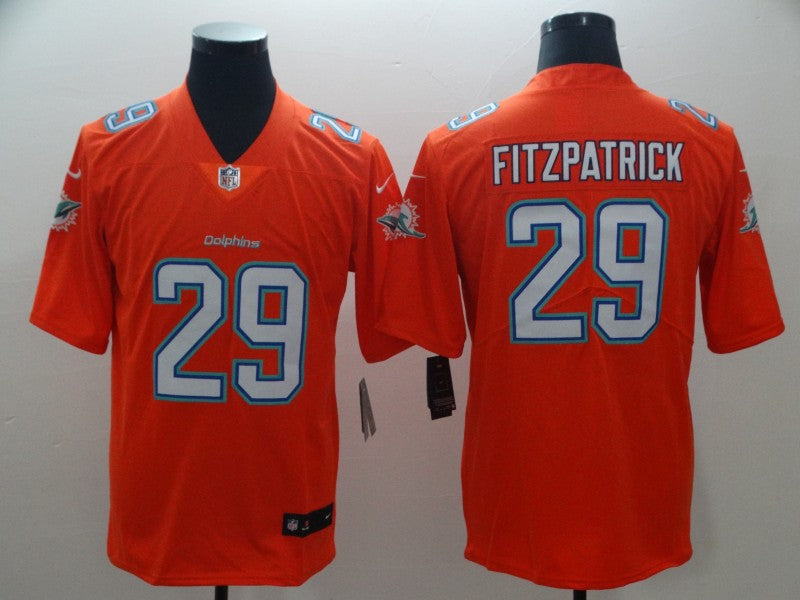 Men's Miami Dolphins Ryan Fitzpatrick #29 Orange Game Jerseys