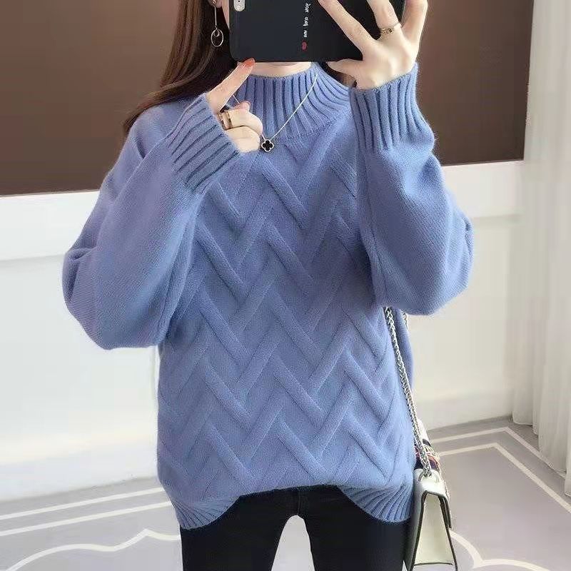 Casual Knit Top Idle Style Fashion Knit Top Women