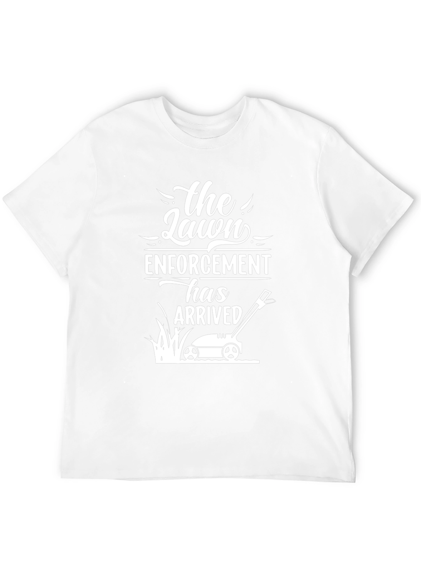 Lawn Enforcement T-Shirt: Funny Yard Work Tee
