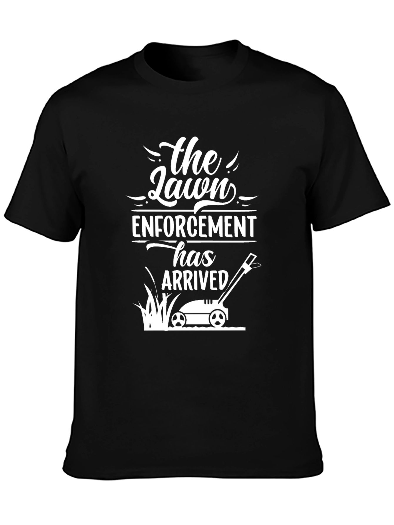 Lawn Enforcement T-Shirt: Funny Yard Work Tee