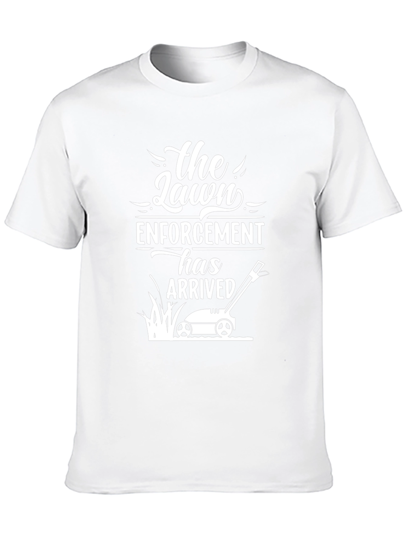 Lawn Enforcement T-Shirt: Funny Yard Work Tee