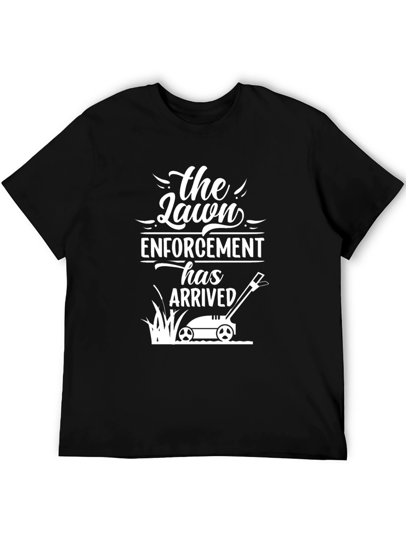 Lawn Enforcement T-Shirt: Funny Yard Work Tee