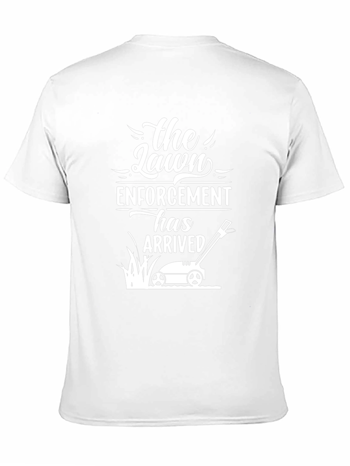 Lawn Enforcement T-Shirt: Funny Yard Work Tee