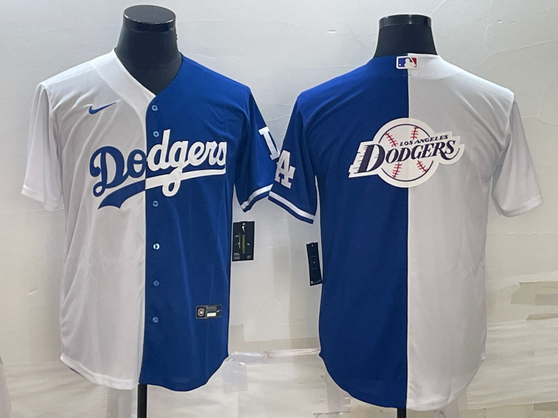 Men's Los Angeles Dodgers White/Blue Replica Baseball Jerseys