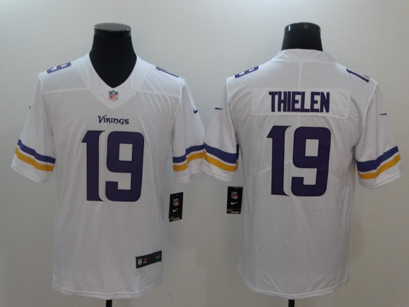 Men's Minnesota Vikings #19 Adam Thielen Jerseys White
