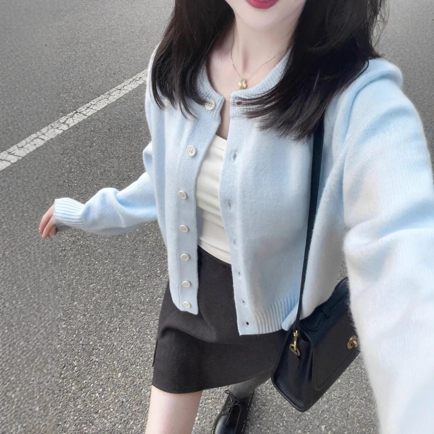 Versatile Cardigan Short Outerwear Cardigan Top For Women