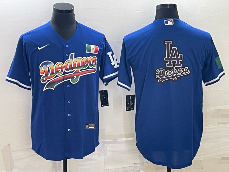 Men's Los Angeles Dodgers Blue Replica Player Name Jerseys