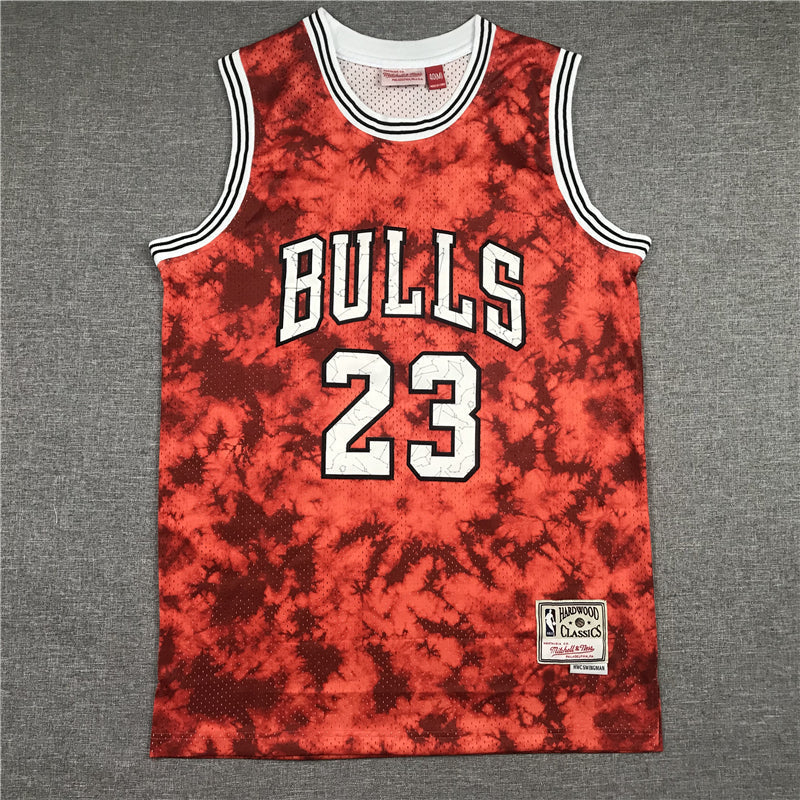 Men's Chicago Bulls Michael Jordan #23 Red Galaxy Swingman Jerseys