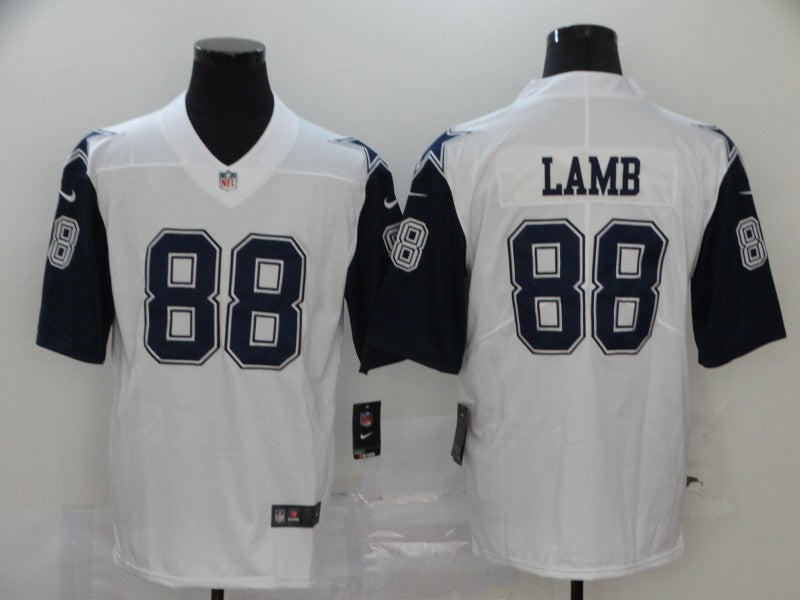 Men's Dallas Cowboys CeeDee Lamb #88 White Game Player Jerseys