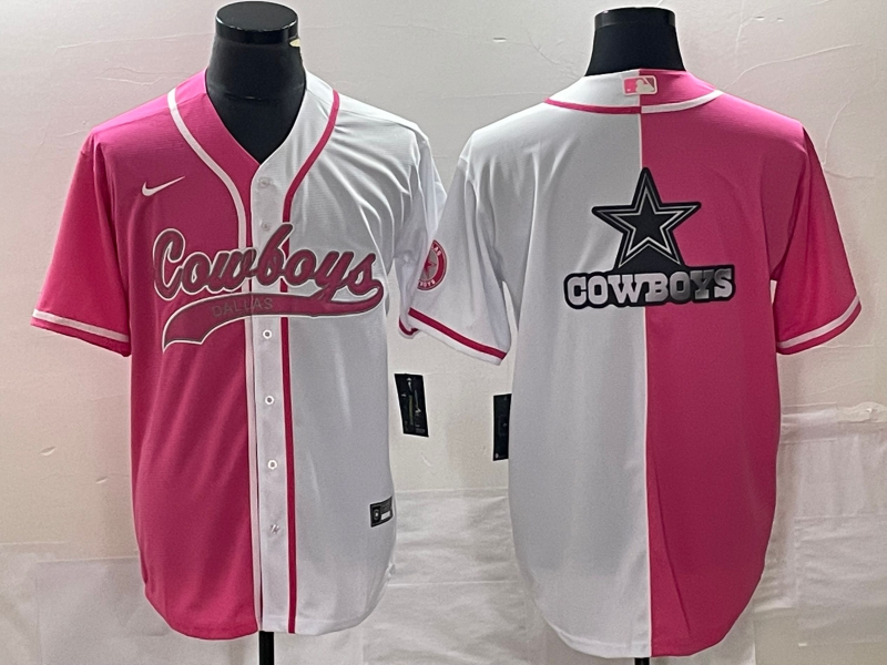 Men's Dallas Cowboys Pink/White Game Jerseys