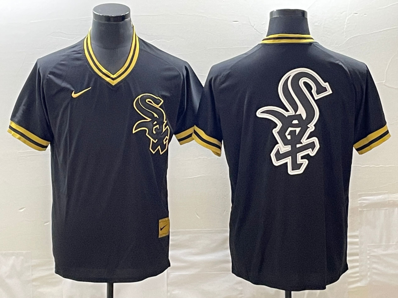 Men's Chicago White Sox Black Cooperstown Collection Team Jerseys
