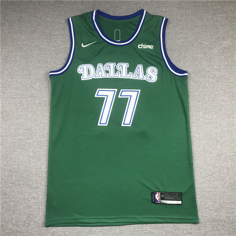 Men's Dallas Mavericks Luka Doncic Green 2020/21 Jerseys - Classic Edition