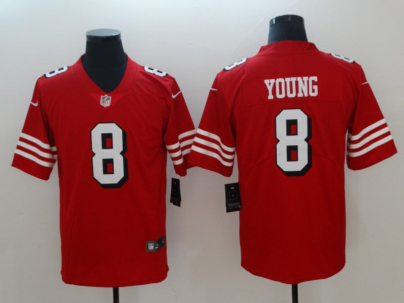 Men's San Francisco 49ers Steve Young #8 Red Game Player Jerseys