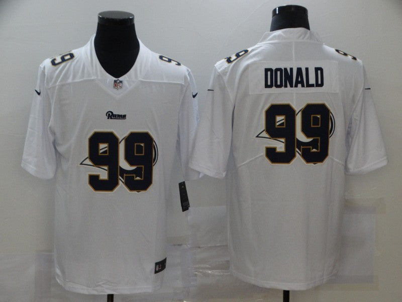 Men's Los Angeles Rams Aaron Donald #99 White Player Game Jerseys
