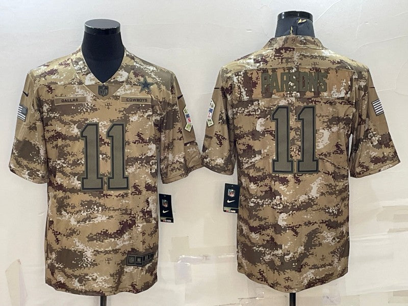 Men's Dallas Cowboys Micah Parsons #11 Camouflage Game Jerseys