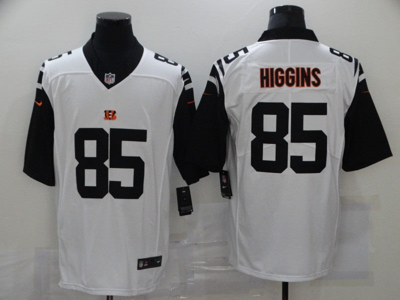 Men's Cincinnati Bengals Tee Higgins #85 White Game Jerseys