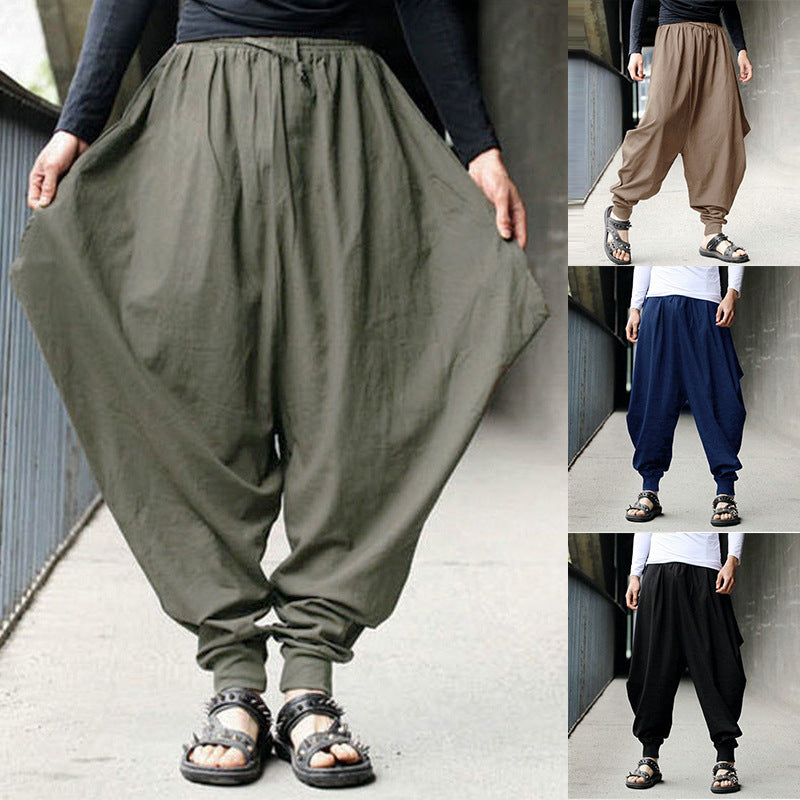 Comfortable Pants Women's Harem pants men's vintage harem pants