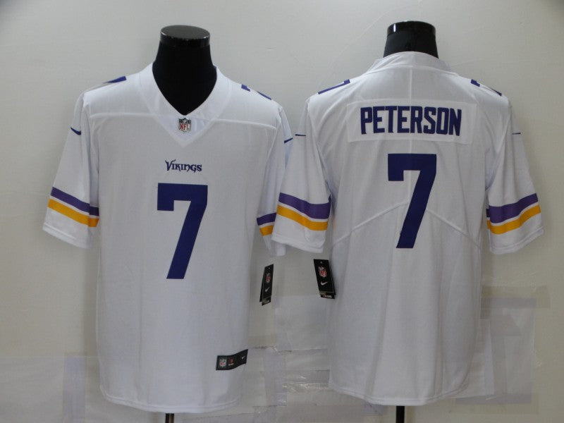 Men's Minnesota Vikings Patrick Peterson #7 White Game Jerseys