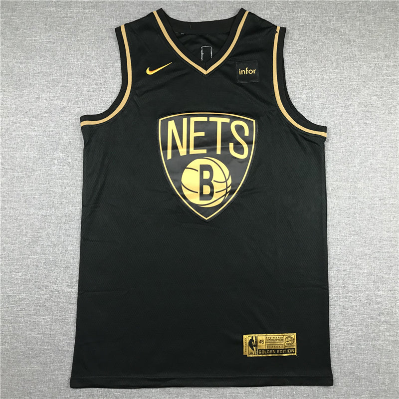 Men's Brooklyn Nets Kyrie Irving #11 NBA Black Swingman Player Jerseys