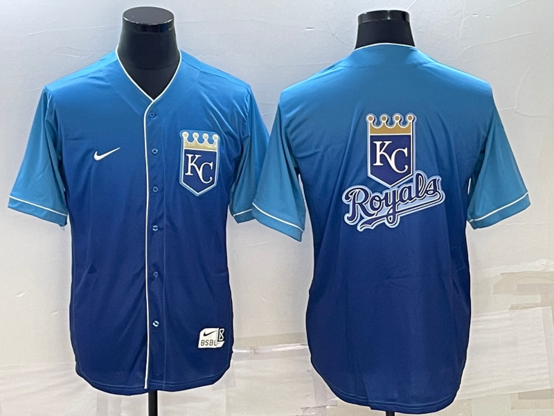 Men's Kansas City Royals Blue Alternate Authentic Jerseys