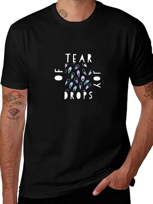 Tear of Joy Drops Graphic T-Shirt