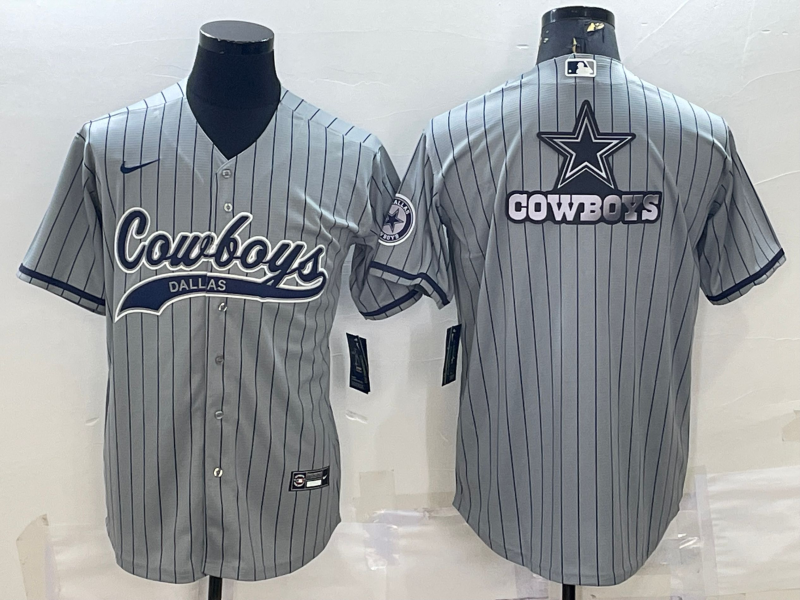 Men's Dallas Cowboys Gray Game Player Jerseys