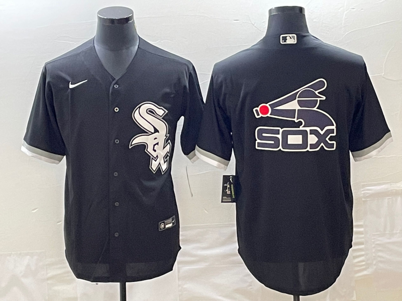 Men's Chicago White Sox Black Alternate Replica Player Jerseys