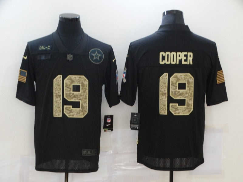 Men's Dallas Cowboys #19 Amari Cooper Black Game Player Jerseys