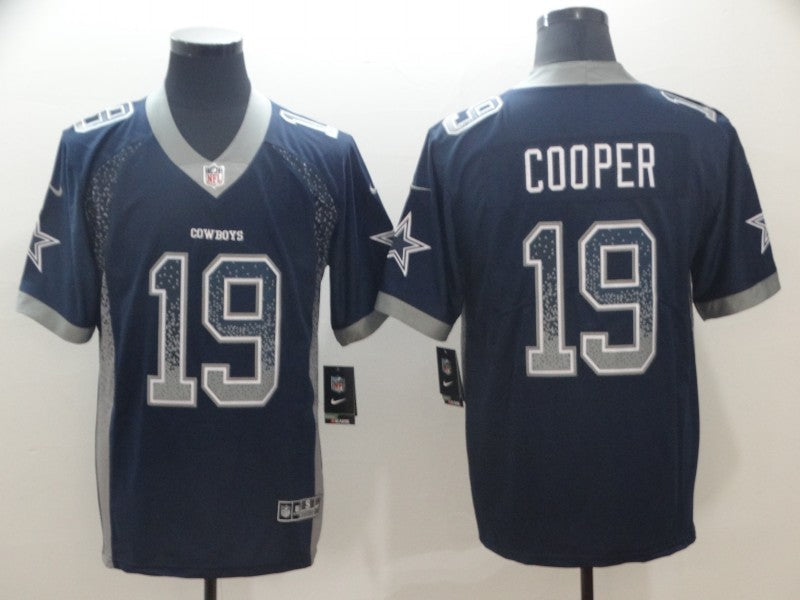 Men's Dallas Cowboys Amari Cooper #19 Navy Game Jerseys