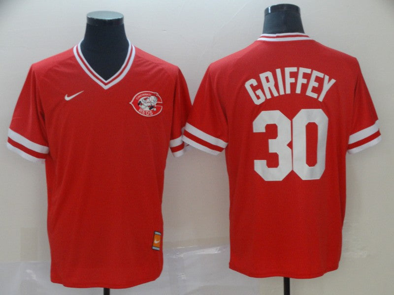 Men's Cincinnati Reds Ken Griffey Jr. #30 Red Authentic Game Jerseys