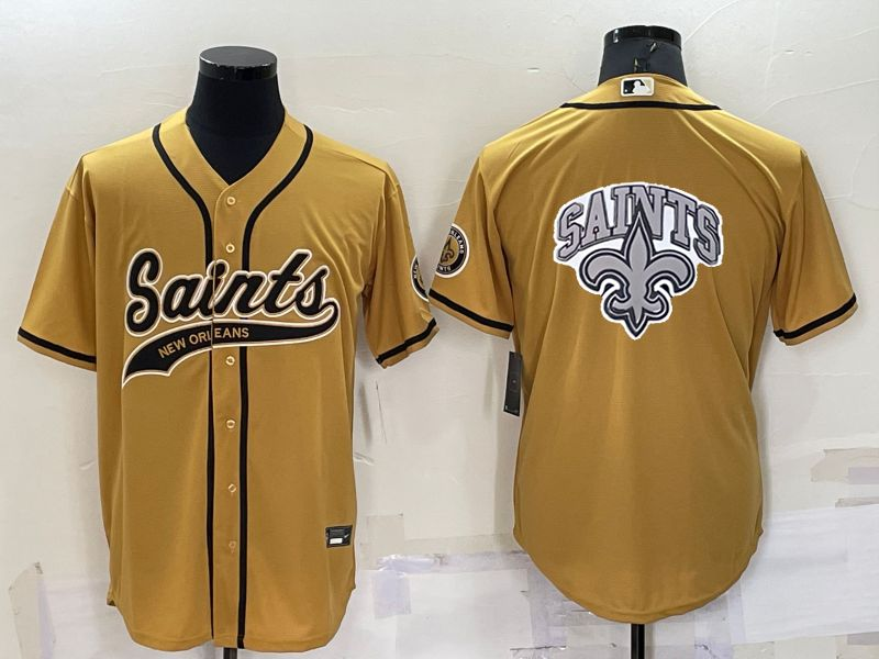 Men's New Orleans Saints Yellow Game Jerseys