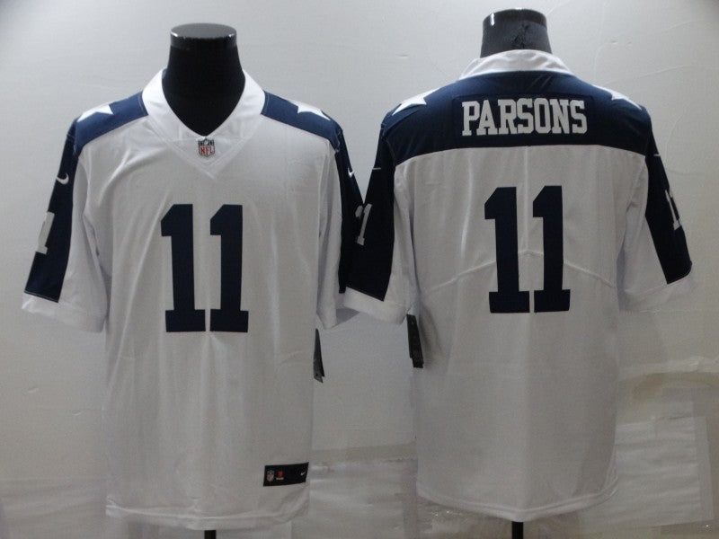 Men's Dallas Cowboys Micah Parsons #11 White Player Jerseys