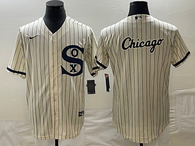 Men's Chicago White Sox Cream Replica Game Jerseys