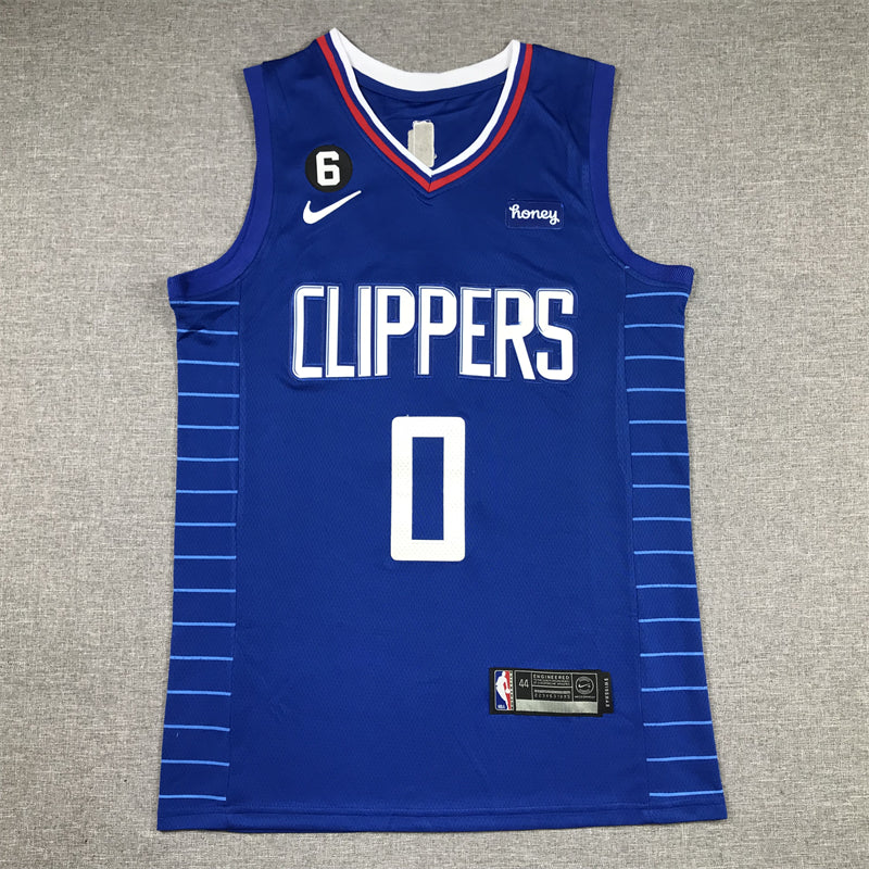 Men's LA Clippers Russell Westbrook Nike Royal 2022/23 Swingman Jerseys - Icon Edition