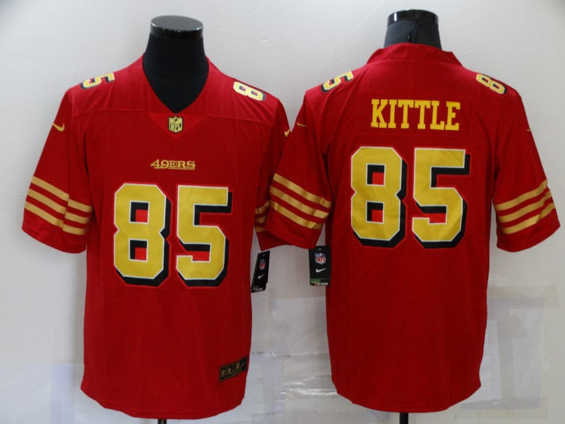 Men's San Francisco 49ers George Kittle #85 Red Game Jerseys