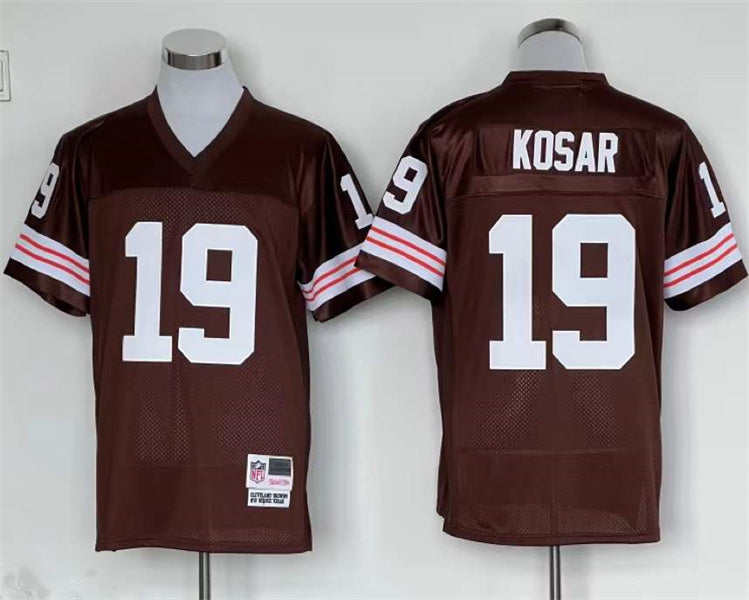Men's Cleveland Browns Bernie Kosar Mitchell & Ness Brown Legacy Replica Player Jerseys