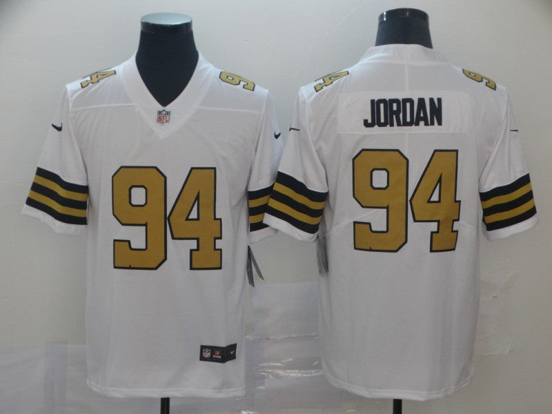 Men's New Orleans Saints Cameron Jordan #94 White Player Game Jerseys