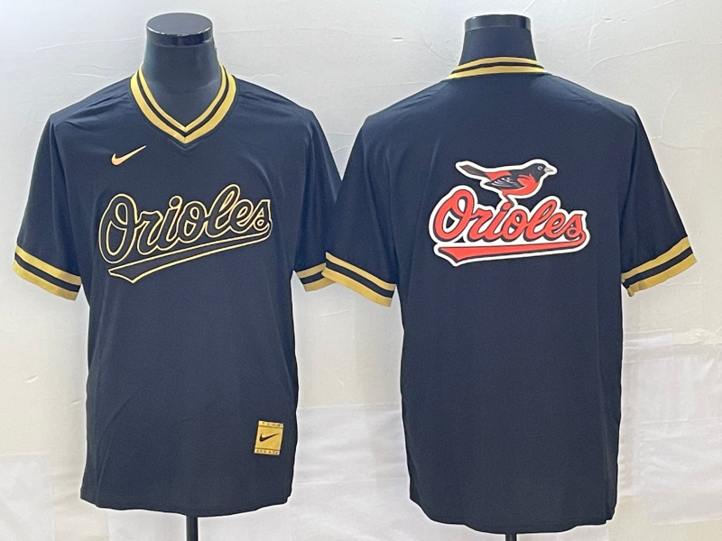 Men's Baltimore Orioles Black Replica Team Jerseys