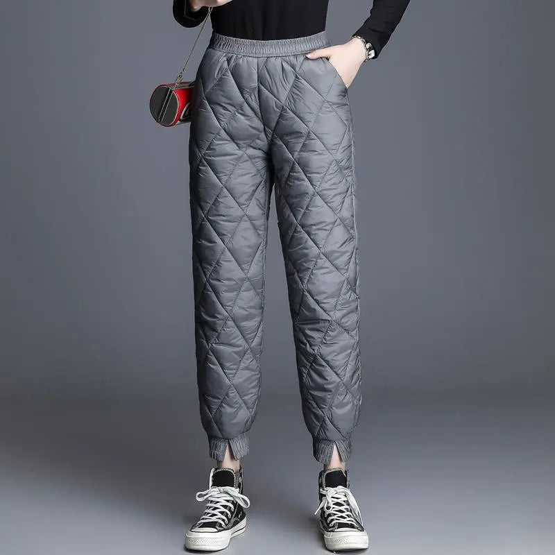 Stylish Apparel Down cotton trousers for women