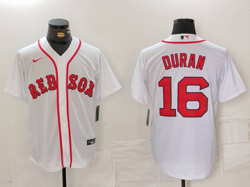 Men's Boston Red Sox Jarren Duran #16 White Home Replica Player Jerseys