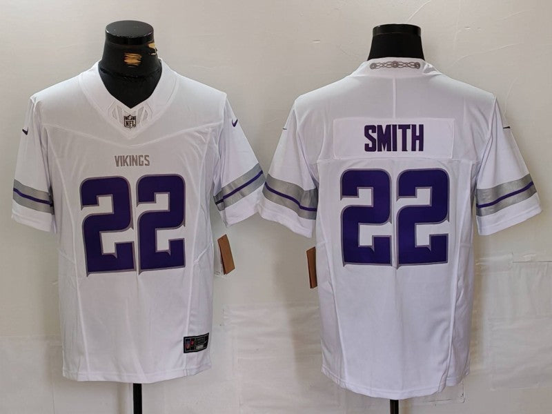 Men's Minnesota Vikings Harrison Smith #22 White Alternate Vapor F.U.S.E. Elite Player Jerseys