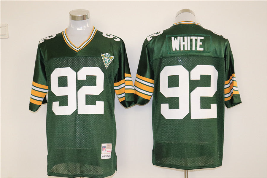 Men's Green Bay Packers Reggie White Mitchell & Ness Green Legacy Replica Player Jerseys