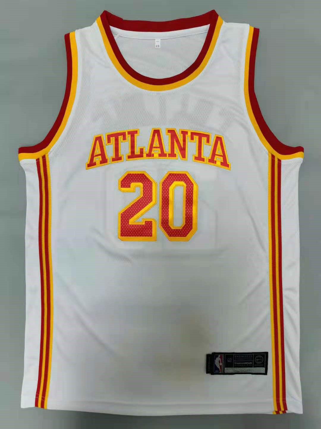 Men's Atlanta Hawks John Collins #20 White 2020/21 Fast Break Player Jerseys
