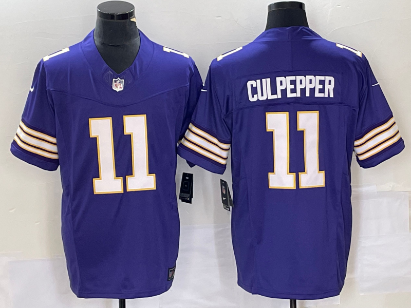 Men's Minnesota Vikings Daunte Culpepper #11 Purple Classic Player Jerseys