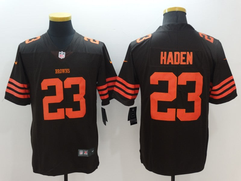 Men's Cleveland Browns Joe Haden #23 Brown Game Player Jerseys