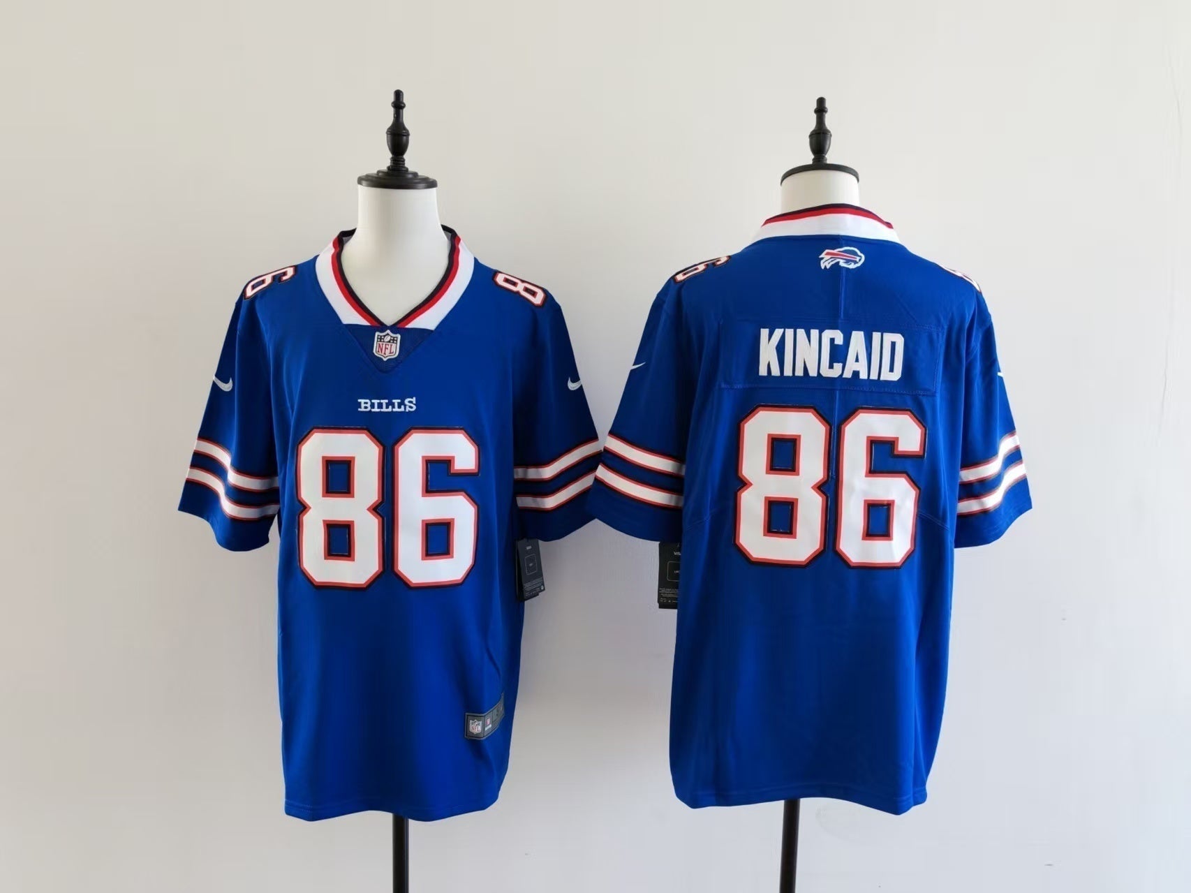 Men's Buffalo Bills Dalton Kincaid Jersey-Blue